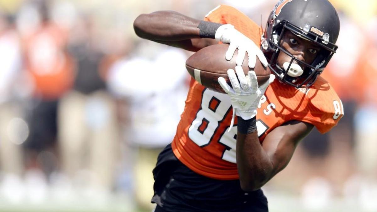 Mercer receiver Avery Ward and the Bears host Tennessee Tech on Saturday.