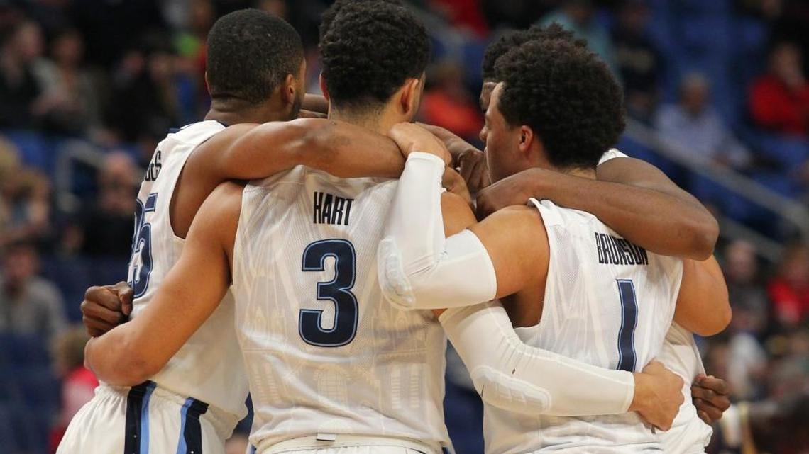 Villanova will play Wisconsin on Saturday afternoon. Villanova won the national championship last year.