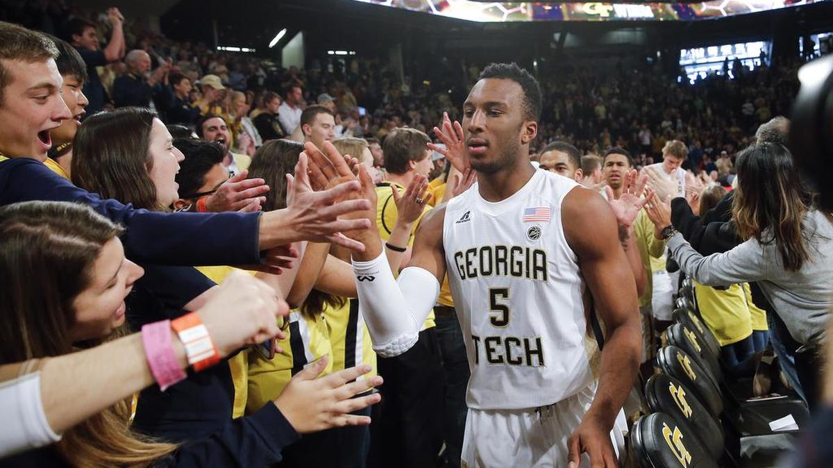 Georgia Tech guard Josh Okogie and the Yellow Jackets travel to Miami on Wednesday and host Syracuse on Sunday.