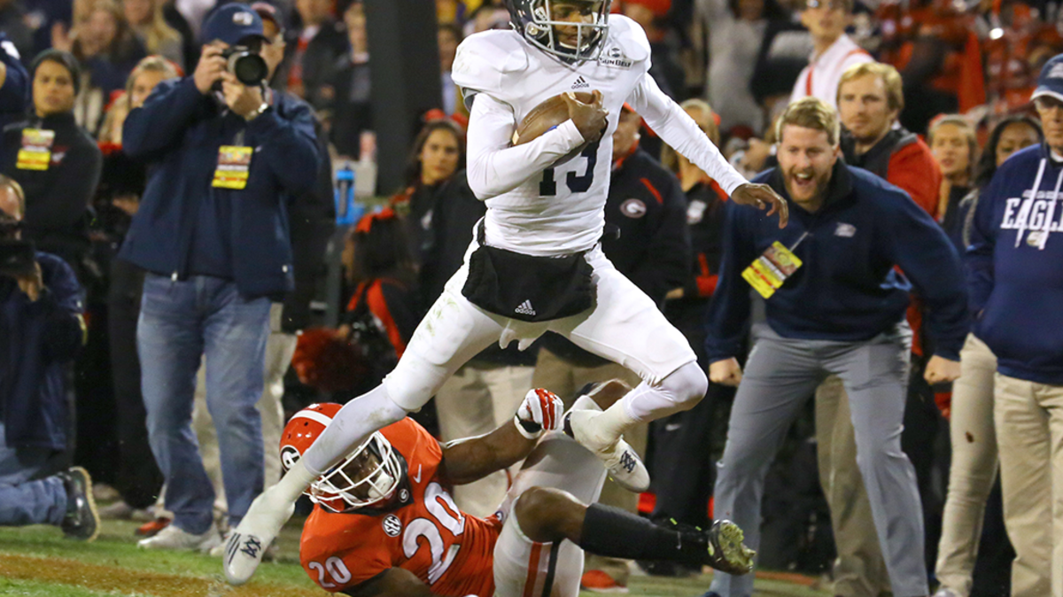 Favian Upshaw started two games for Georgia Southern in 2015.