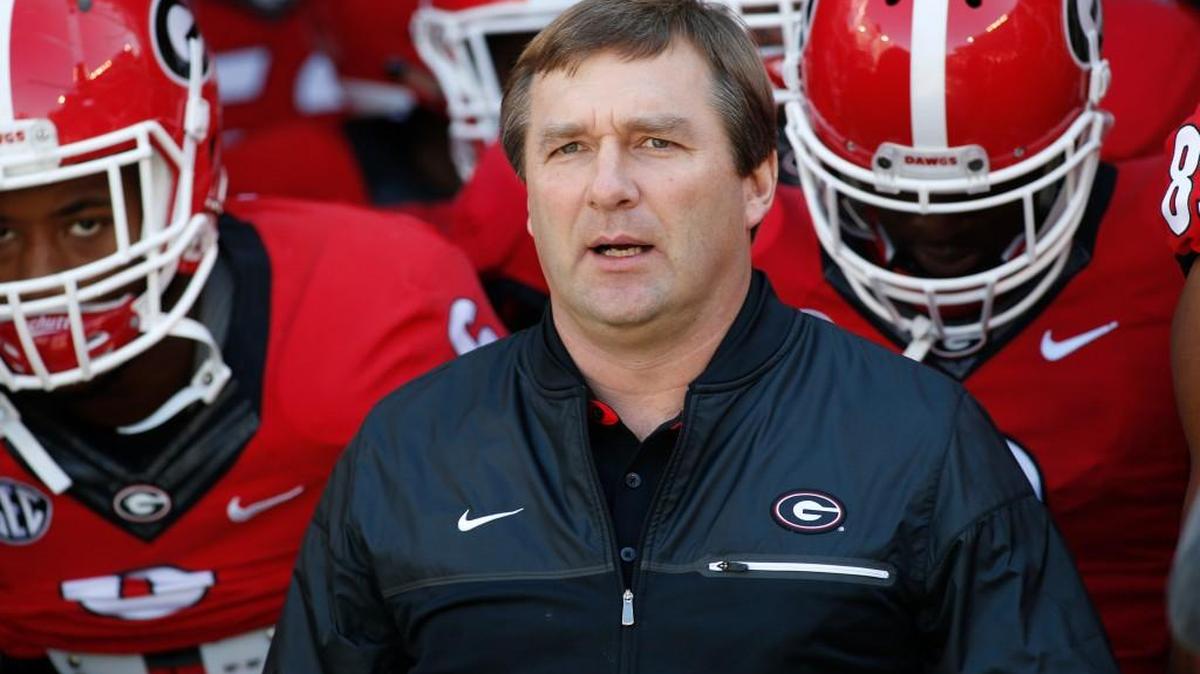 Georgia head coach Kirby Smart’s Bulldogs will take part in their G-Day game April 22.