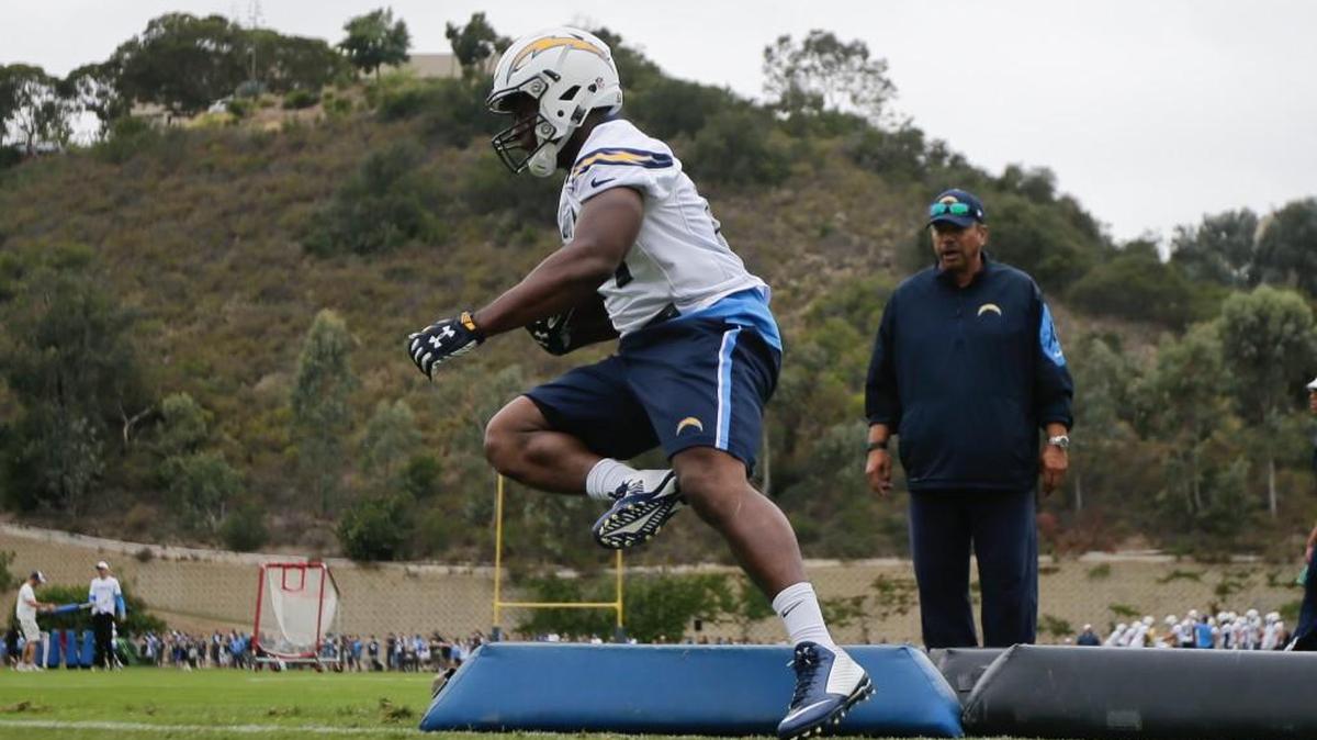 Chris Swain was one of the final cuts by the San Diego Chargers.