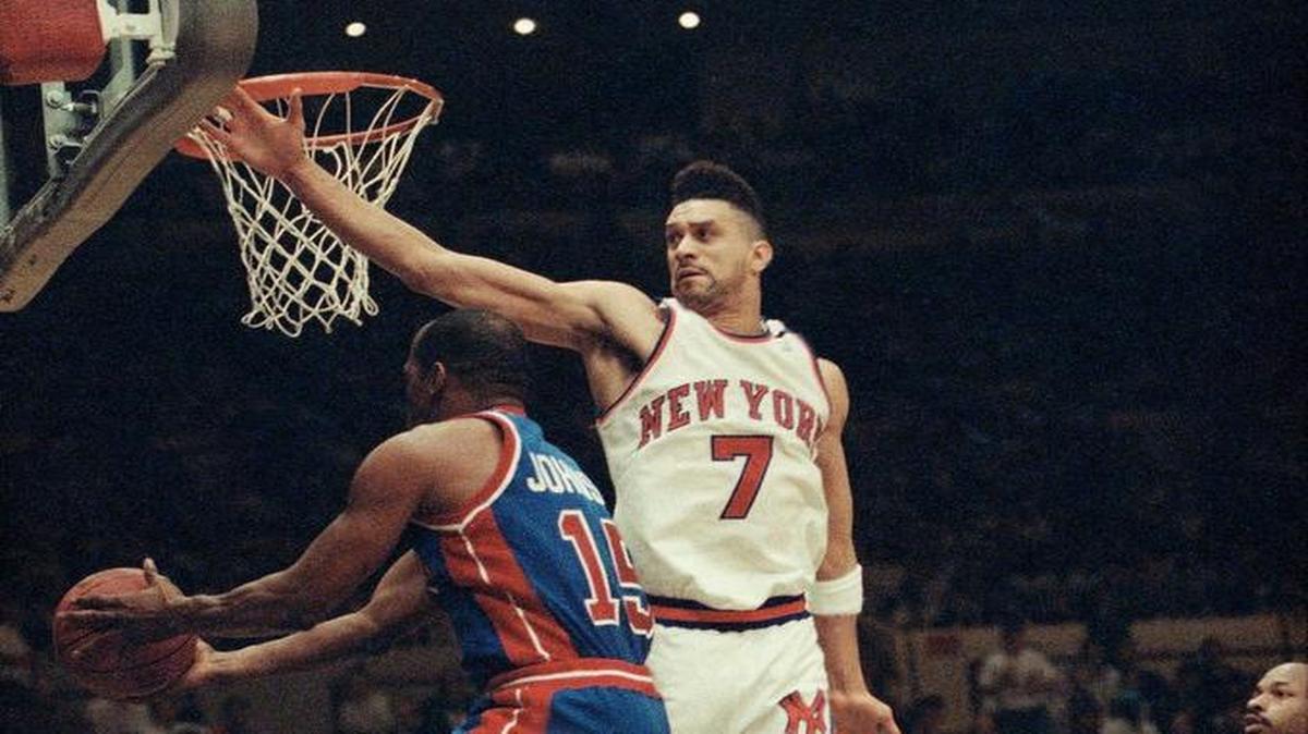 Kenny Walker (7) led Crawford County to two state titles before playing at Kentucky and in the NBA.