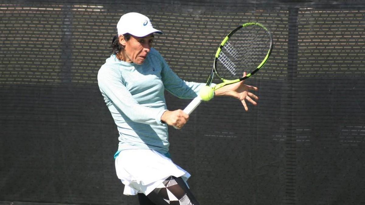 Francesca Schiavone won Tuesday in the W.L. Amos Sr. Tennis Classic.